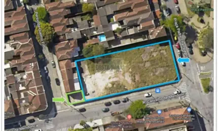 Terreno à venda para incorporação em Santos, Rua Dr. Carvalho de Mendonça, S/N