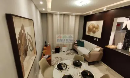 Apartamento mobiliado ,com  100m²,com 2 quartos, garagem