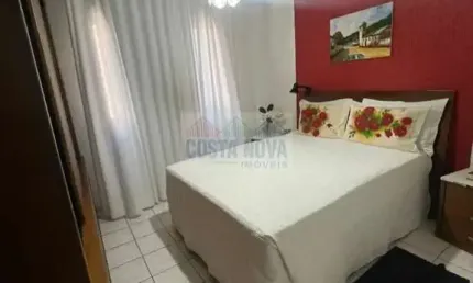 Apartamento com 2 quarto sendo 1 suíte, 1 vaga de garagem, centro de São Vicente
