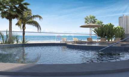 Apartamento com 2 quartos sendo 1 suíte, 2 banheiros, 2 vagas, lazer de clube, frente mar no Real