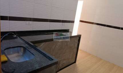 Casa com 1 quarto em condomínio  fechado no Ribeiropólis - Praia Grande- SP
