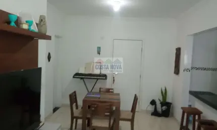 Apartamento com 66m², com 1 suíte, 1 vaga e 100mts da praia