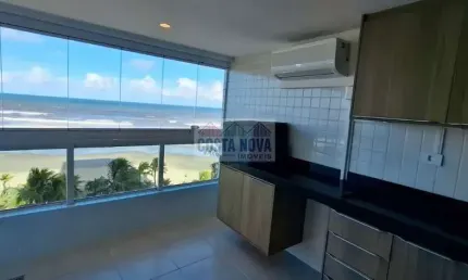 Apartamento 3 quartos, frente mar total, no Balneário Florida