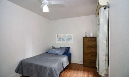 Apartamento com 1 quarto à venda na Rua Pereira Barreto, 18, Gonzaga, Santos