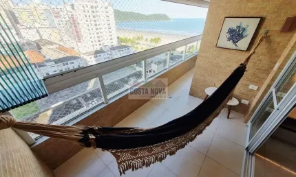 Apartamento com 2 suítes, lavabo, com vista mar, garagem privativa no bairro boqueirão.