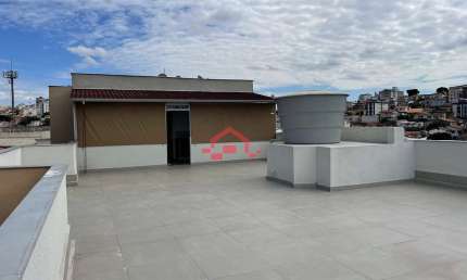 Cobertura linear para locação, 03 quartos, 01 suíte, 01 vaga de garagem, bairro Carlos Prates, Belo