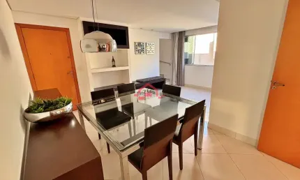 Cobertura para alugar com 3 quartos, 01 suíte, 02 vagas, no bairro castelo, belo horizonte–mg
