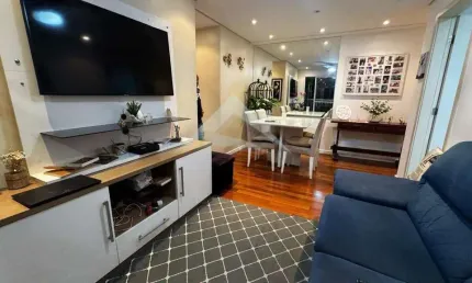 3 quartos, sacada com churrasqueira, 1 vaga coberta Jardins da Cidade ao lado do shopping taboão da serra.