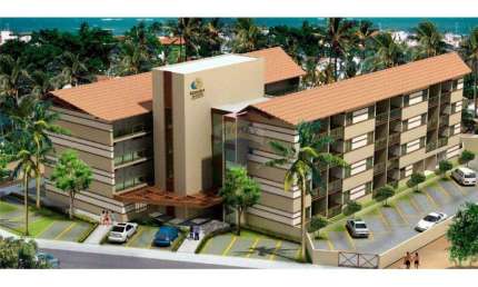 Apartamento, 27m com área de lazer - Porto de Galinhas