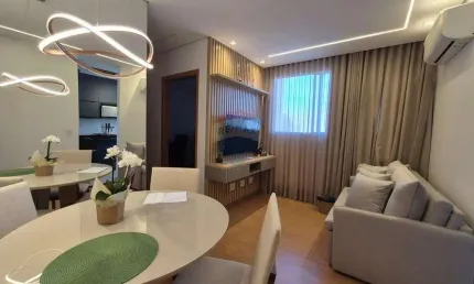 À venda apartamento 44m² 2 quartos 1 vaga flor de lotus recreio das acacias  próximo ao outlet santa maria