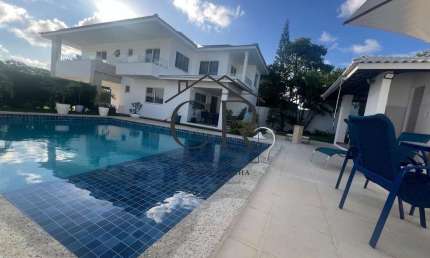 Casa em condomínio fechado com 4 quartos para alugar na 1ª Travessa Busca Vida, Abrantes, Camaçari