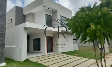 Casa em condomínio fechado com 4 quartos à venda na Rua Abrolhos, Alphaville (Abrantes), Camaçari