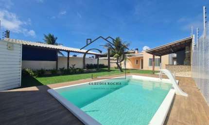 Casa em condomínio fechado com 3 quartos à venda na Rodovia BA-099 - Estrada do Côco, Arembepe (Abrantes), Camaçari por R$ 595.000