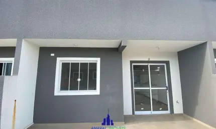 Casa em condomínio fechado com 2 quartos à venda no Sertãozinho, Matinhos 