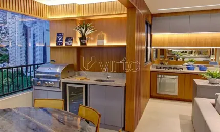 Apartamento com 3 quartos à venda na avenida areião, 2, setor pedro ludovico, goiânia por r$ 1.048.282