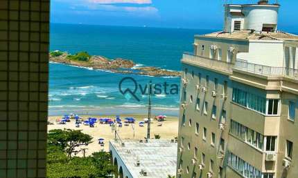 Apartamento Vista Mar à Venda na Pitangueiras no Guarujá | QVista Inteligência Imobiliária Guarujá