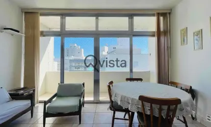 Apartamento 3 dormitórios, sacada e vista mar à venda na pitangueiras no guarujá | qvista inteligên