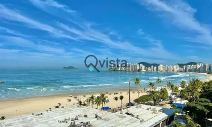 Apartamento vista mar à venda na pitangueiras no guarujá | qvista inteligência imobiliária guarujá