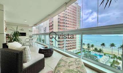 Apartamento Frente Mar nas Astúrias | QVista Inteligência Imobiliária Guarujá