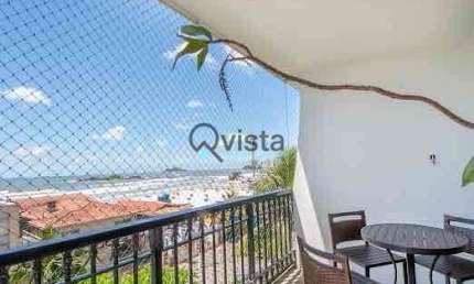 Apartamento Frente Mar na Pitangueiras no Guarujá | QVista Inteligência Imobiliária Guarujá