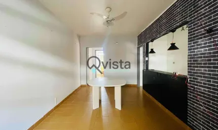 Oportunidade apartamento, 1 dormitório, quadra do mar à venda na enseada no guarujá | qvista inteli