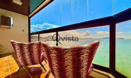 Apartamento com vista mar  à venda na astúrias no guarujá, sp | qvista inteligência imobiliária gua