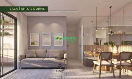 Apartamento com 2 dormitórios à venda, 54 m² - Jardim das Indústrias - São José dos Campos/SP
