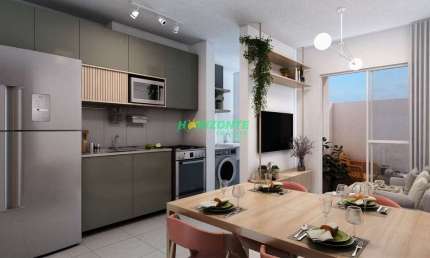 Apartamento com 2 dormitórios à venda, 39 m² - Parque dos Ipês - São José dos Campos/SP