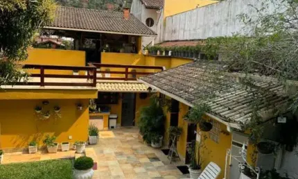 Casa para venda em petrópolis, nogueira, 4 dormitórios, 1 banheiro, 2 vagas