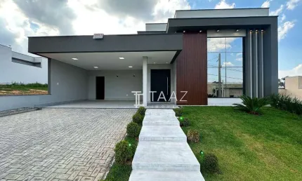 Casa com 3 suítes, sendo 1 Master com Closet à venda, 185 m² por R$ 1.590.000,00 - Condomínio Residencial Milano - Indaiatuba/SP