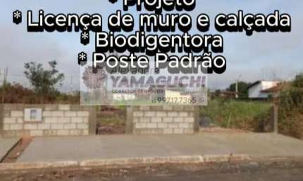 Lote em Ilha Comprida próximo a Rodoviária e Av. Candapuí Norte, com Escritura, projeto, poste padrão, biodigestora