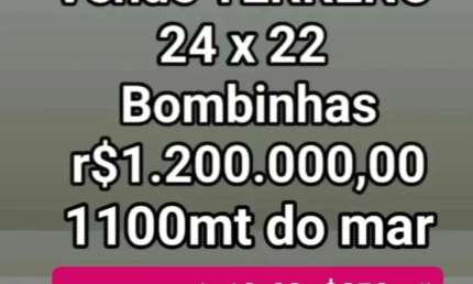 2 terrenos de 12×22   264m² cada um, os dois 24x22  528 m²