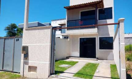 Casa para Venda em Rio das Ostras, Novo Rio das Ostras, 2 dormitórios, 2 suítes, 2 banheiros, 1 vaga