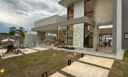 Casa para Venda em Rio das Ostras, Extensão do Bosque, 3 dormitórios, 3 suítes, 4 banheiros, 4 vagas