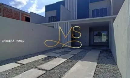 Casa para Venda em Rio das Ostras, Ouro Verde, 3 dormitórios, 3 suítes, 4 banheiros, 2 vagas