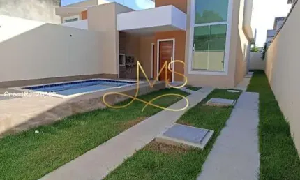 Casa para Venda em Rio das Ostras, Village, 3 dormitórios, 1 suíte, 2 banheiros, 2 vagas