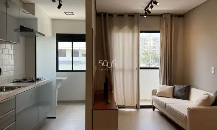 Apartamento decorado à venda no bairro itu novo centro, com 43m² de área útil, 2 dormitórios