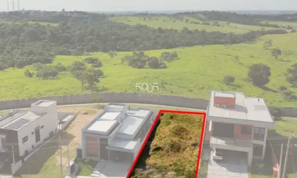 Lote de 360m² em aclive com excelente localização à venda no condomínio Reserva Saint Paul em Itu, com vista para a Fazenda Vassoural