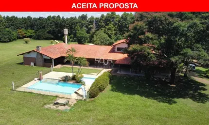 Sítio da lua à venda no condomínio altos de itu, 7 dorms (5 suítes), 600m² construídos em um terreno de 20.000m²