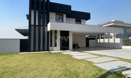 Casa sobrado em condomínio à venda no cond. parque xapada itu/sp, 4 suítes, vista para cidade, 430m² construídos e 885m² de área total