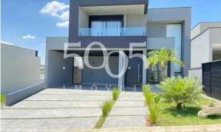 Casa nova sobrado à venda no condomínio Vila dos Manacás em Itu/SP, 3 suítes, 230m² construídos em 360m² de terreno