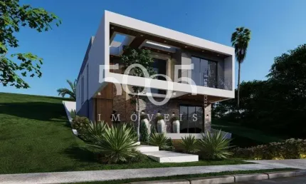 Imóvel em construção à venda no Condomínio Residencial Una, com 298m² de área construída e 360m² de área total.