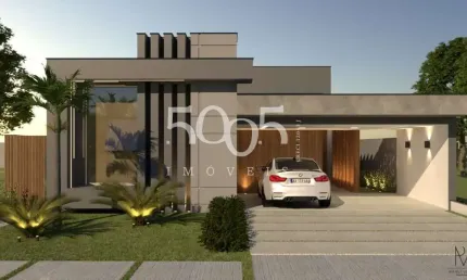 Imóvel em construção à venda no Condomínio Residencial Una, com 208,56m² de área construída e 374,76m² de área total.