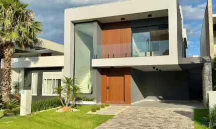 Casa em condomínio fechado com 4 quartos à venda na Rua Rio Camisas, 15, Centro, Xangri-Lá por R$ 2.690.000