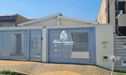 Casa térrea 220m² com 3 dormitórios no bairro Chácara Machadinho em Americana- SP