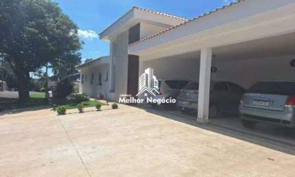 Linda Casa/Chácara 315 m² de construção, à venda, 3 Dormitórios (Quartos), no Condomínio Colinas de Piracicaba -Piracicaba/SP