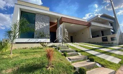 Linda Casa á venda no Condomínio Soleil, 3 dormitórios(quartos) No Bairro Ondinhas - Piracicaba/SP