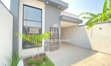 Casa à venda com 03 dormitórios sendo 01 deles suíte no loteamento Vila Verde em Hortolândia/SP