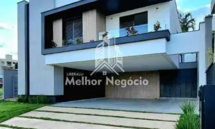 Linda casa à venda com 3 Dormitórios sendo 3 suítes no Condomínio Vila D'Áquila, 328m² - , Piracicaba, SP