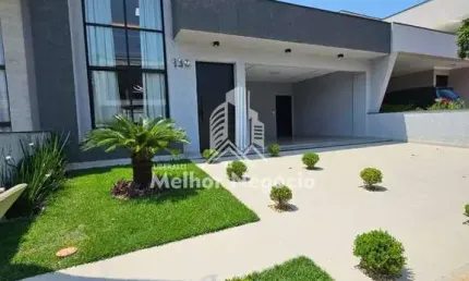 Casa à venda, com 3 dormitórios (quartos) no Condomínio Residencial Jardim do Jatobá, Hortolândia, SP - CÓD: CC3081_LMN